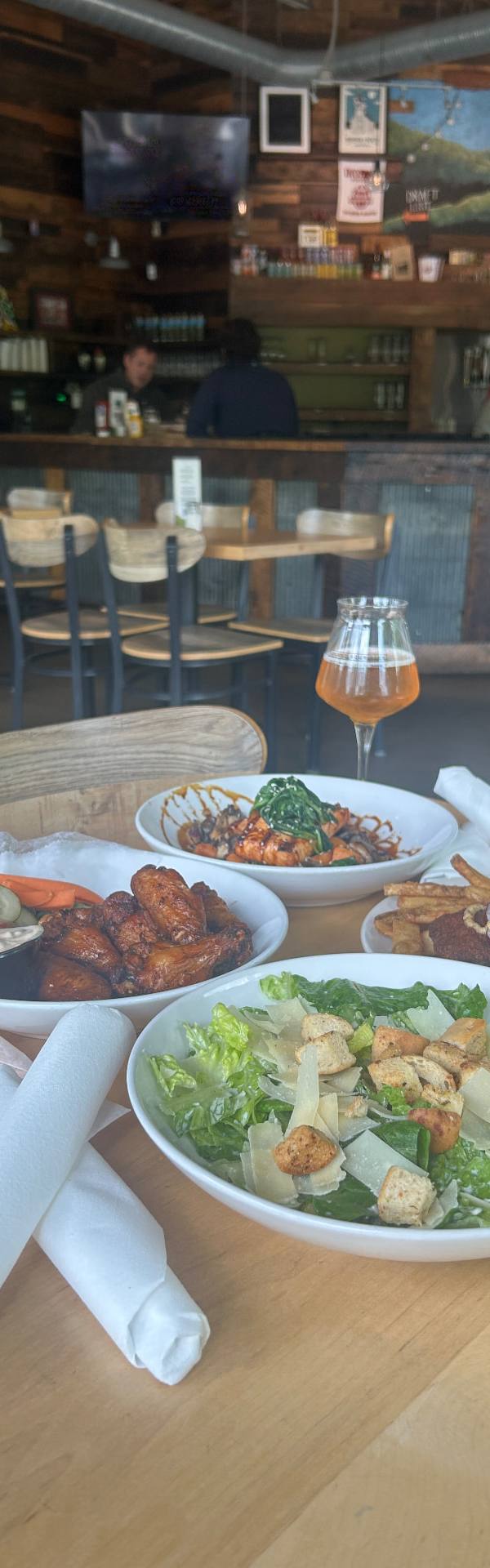 A set table at Upland Carmel